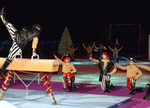 New Year party organized by Azerbaijan Gymnastics Federation. Baku. Azerbaijan, Dec.24, 2015